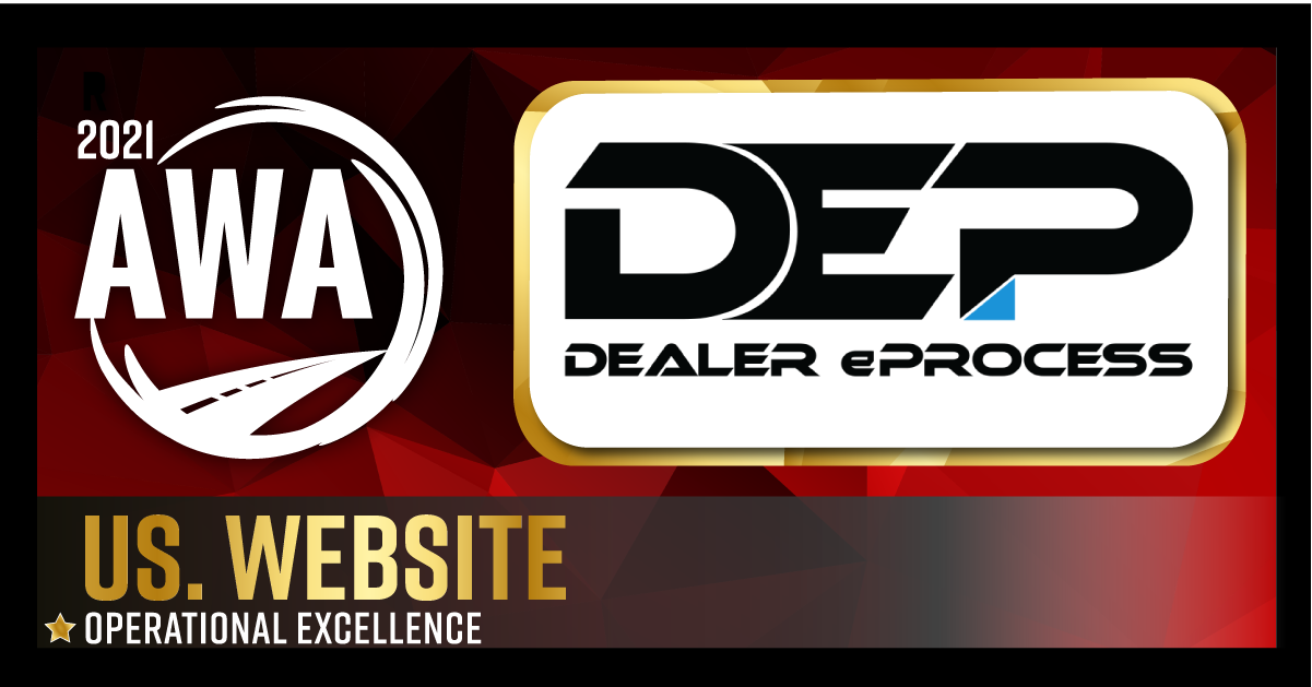 Dealer eProcess Websites Product Review 2021 AWA Awards